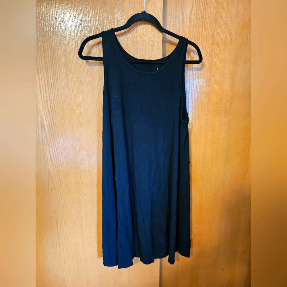 Tank top strap t-shirt dress